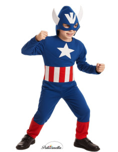 Disfraz Heroe Americano - de alta calidad, ideal para carnaval, fiestas temáticas y eventos especiales