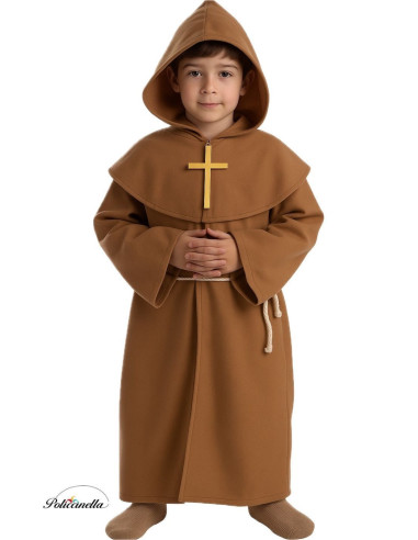 Costume Fraile - High Quality, Ideal for Carnival, Theme Festivities and Special Events