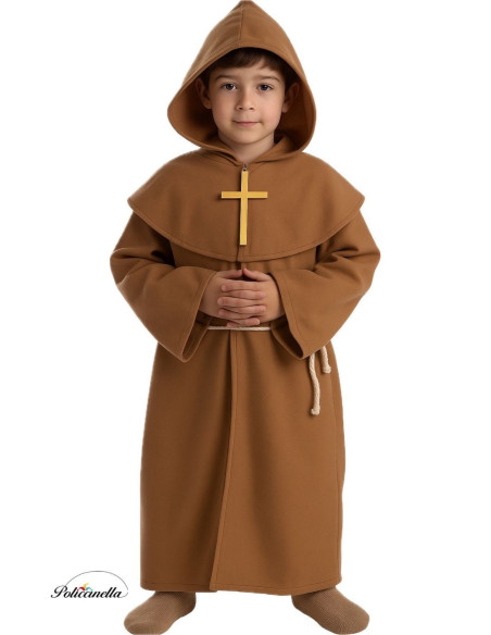 Costume Fraile - High Quality, Ideal for Carnival, Theme Festivities and Special Events