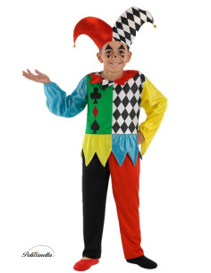 Kostüm Arlequin - Hohe Qualität, ideal für Karneval, thematische Parteien und besondere Veranstaltungen