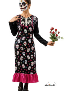 Costume Catrina size M - high quality, ideal for carnival, theme parties and special events 2