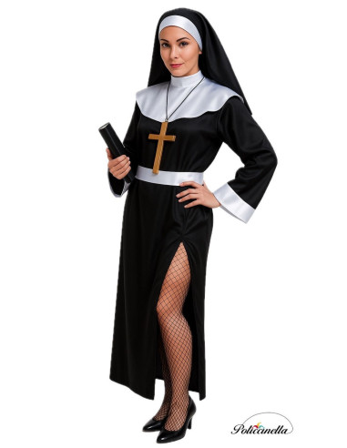 Disfraz Monja Talla M - de alta calidad, ideal para carnaval, fiestas temáticas y eventos especiales