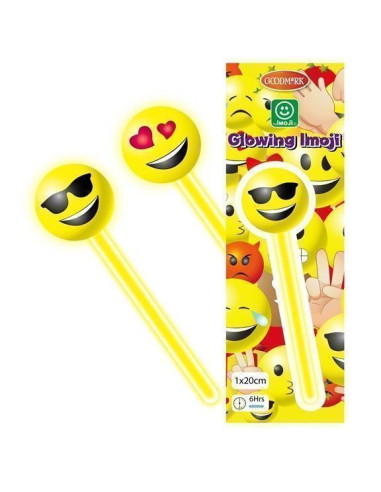 Emoji- palos fluor - de alta calidad, ideal para carnaval, fiestas temáticas y eventos especiales