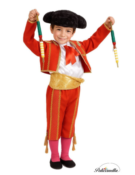 Costume Bullfighter - High Quality, Ideal for Carnival, Theme Festivities and Special Events