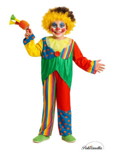 Kostüm Clown-Kind - Hohe Qualität, ideal für Karneval, Themenfestivitäten und besondere Veranstaltungen