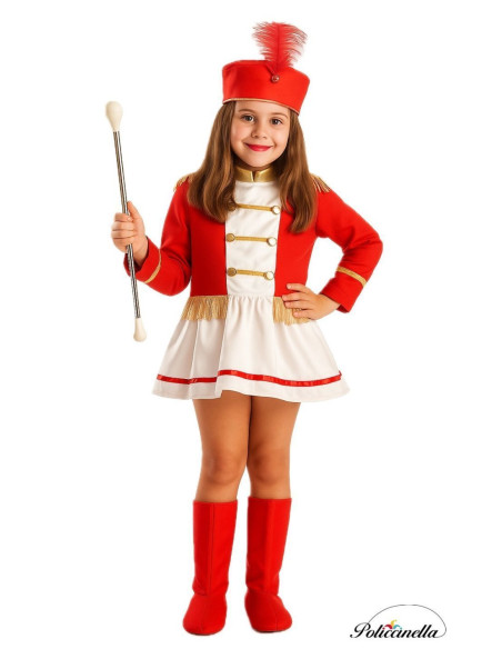 Costume Majorette - High Quality, Ideal for Carnival, Thematic Parties and Special Events