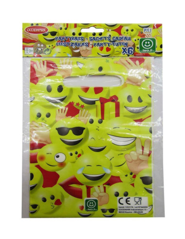 Emoj-Party 6ds Bag - Hohe Qualität, ideal für Karneval, Themenpartys und besondere Events
