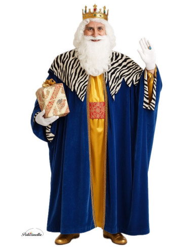 Kostüm König Melchor Größe L - Hohe Qualität, ideal für Karneval, Themenfeierlichkeiten und besondere Events