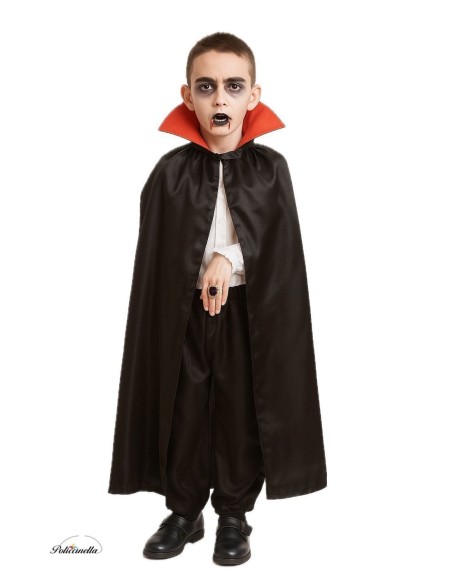 Camada de Vampiro 8/10 Anos - Alta Qualidade, Ideal para Carnaval, Partes Temáticas e Eventos Especiais