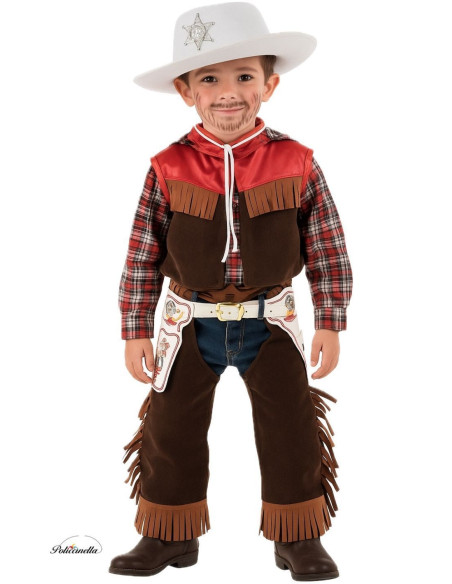 disfarce Cowboy - alta qualidade, ideal para carnaval, festividades temáticas e eventos especiais