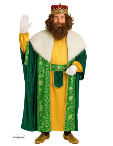 Disfraz Rey Gaspar Talla L - de alta calidad, ideal para carnaval, fiestas temáticas y eventos especiales