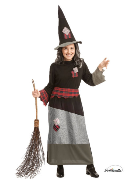 Disfraz Bruja Remiendos Talla M - de alta calidad, ideal para carnaval, fiestas temáticas y eventos especiales