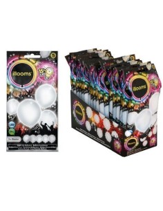erste LED-Ballons - Bag 5ds Weiß - Hohe Qualität, Ideal für Karneval, Themenfeierlichkeiten und besondere Events