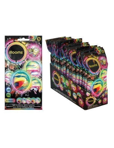 erste LED-Ballone - 5ds Marmol - Hochwertiger Tasche, ideal für Karnevals, Themenpartys und besondere Events