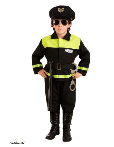 Disfraz Policía Niño - de alta calidad, ideal para carnaval, fiestas temáticas y eventos especiales