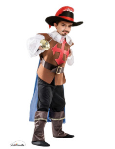 Costume Musketeer - High Quality, Ideal for Carnival, Theme Festivities and Special Events