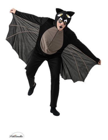 Costume Murcielago Size L - High Quality, Ideal for Carnival, Theme Festivities and Special Events