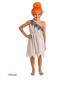 Costume White Troglodyte - High Quality, Ideal for Carnival, Thematic Festivities and Special Events