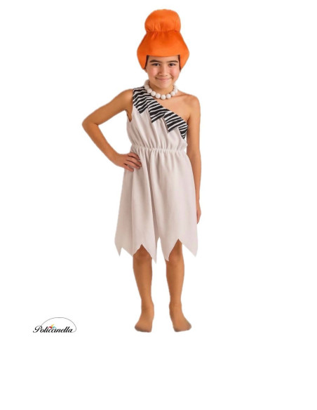 Costume White Troglodyte - High Quality, Ideal for Carnival, Thematic Festivities and Special Events