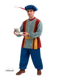 Disfraz Paje Gaspar Extra Talla L - de alta calidad, ideal para carnaval, fiestas temáticas y eventos especiales