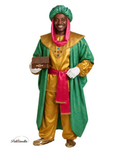 disfarce King Baltasar Tamanho L - Alta qualidade, ideal para carnaval, festividades temáticas e eventos especiais