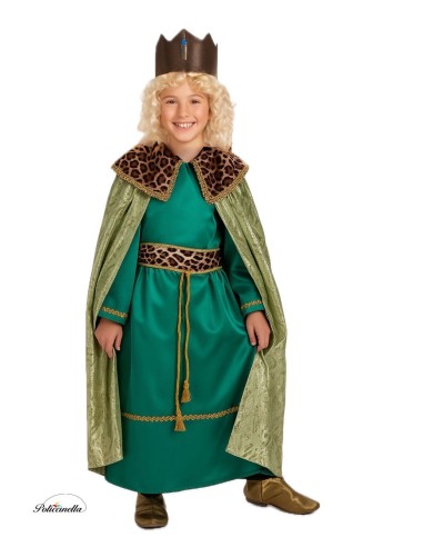 Costume King Gaspar Luxury - High Quality, Ideal for Carnival, Thematic Festivities and Special Events