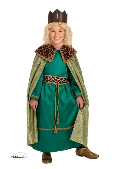 Costume King Gaspar Luxury - High Quality, Ideal for Carnival, Thematic Festivities and Special Events