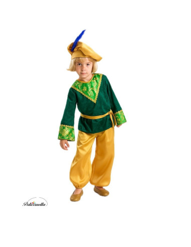 Costume Gaspar Paje - High Quality, Ideal for Carnival, Theme Festivities and Special Events
