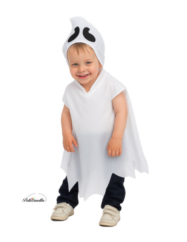 Costume Ghost 2/3 New - High Quality, Ideal for Carnival, Thematic Festivities and Special Events