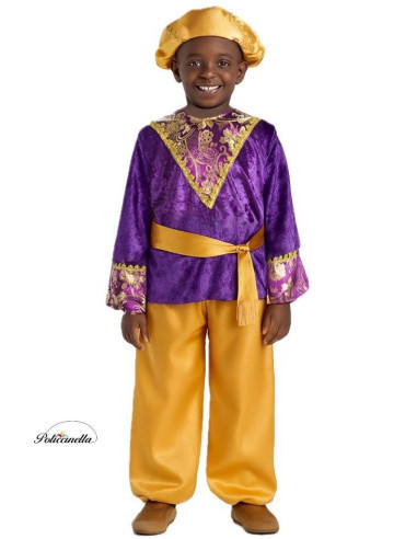 Disfraz Paje Baltasar - de alta calidad, ideal para carnaval, fiestas temáticas y eventos especiales