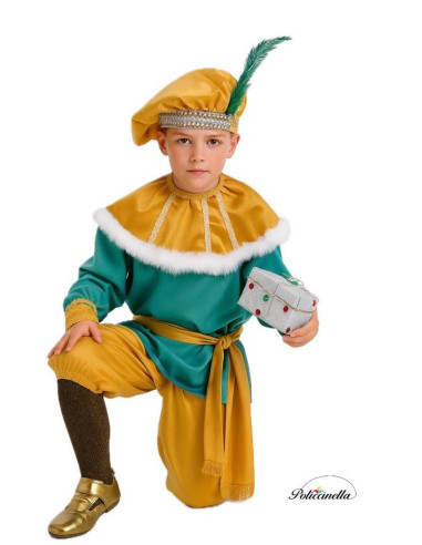 Disfraz Paje Melchor Lujo - de alta calidad, ideal para carnaval, fiestas temáticas y eventos especiales