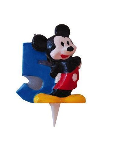 Candle Mickey N? 5 - High quality, ideal for carnival, themed parties and special events