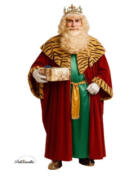 Déguisement King Gaspar Taille L - de haute qualité, idéal pour carnaval, festivités thématiques et événements spéciaux