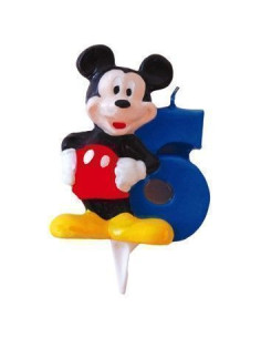 Candle Mickey N? 6 - High quality, ideal for carnival, themed parties and special events
