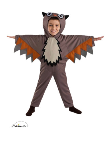 Costume Owl - High Quality, Ideal for Carnival, Thematic Festivities and Special Events