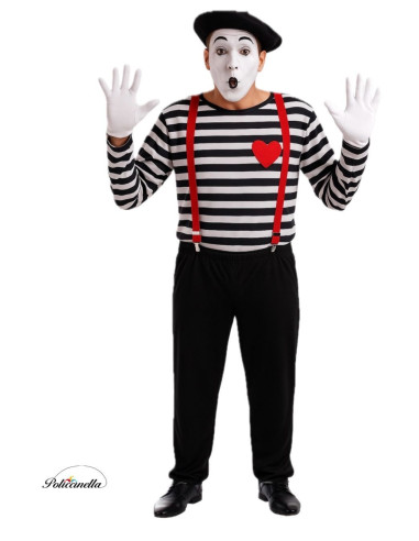 Disfraz Mimo Talla L - de alta calidad, ideal para carnaval, fiestas temáticas y eventos especiales