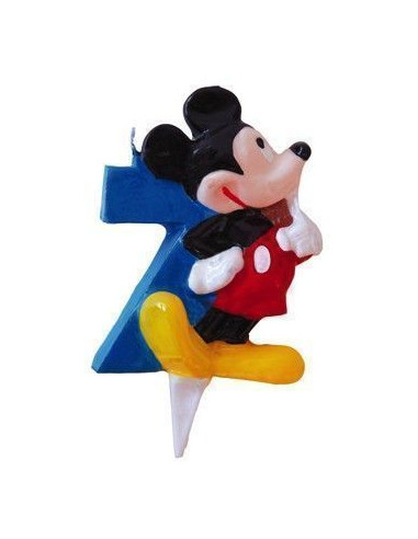 Vela mickey n? 7 - de alta calidad, ideal para carnaval, fiestas temáticas y eventos especiales