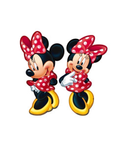 2 siluetas 30 cm minnie - de alta calidad, ideal para carnaval, fiestas temáticas y eventos especiales
