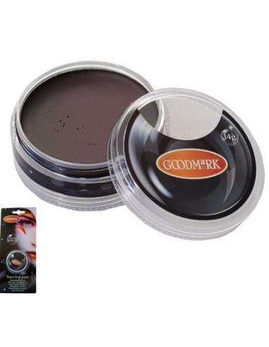 Maquillaje al agua 14g marron - de alta calidad, ideal para carnaval, fiestas temáticas y eventos especiales