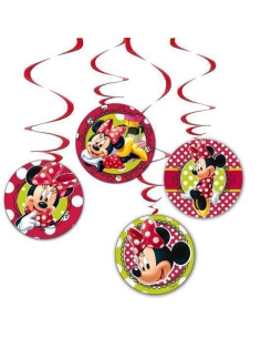 4 colgantes minnie - de alta calidad, ideal para carnaval, fiestas temáticas y eventos especiales