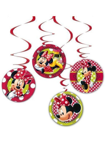 4 pingentes Minnie - alta qualidade, ideal para carnaval, festividades temáticas e eventos especiais