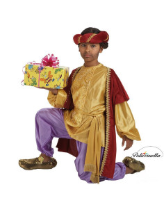 Déguisement Paje de luxe Baltasar - de haute qualité, idéal pour carnaval, festivités thématiques et événements spéciaux