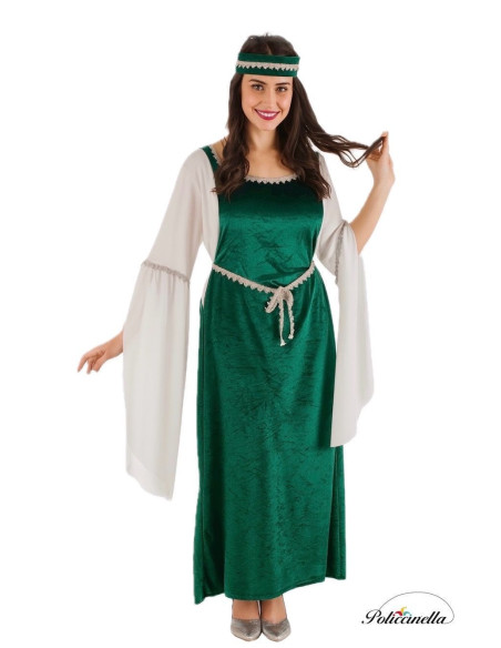 Disfraz Medieval Verde Talla M - de alta calidad, ideal para carnaval, fiestas temáticas y eventos especiales