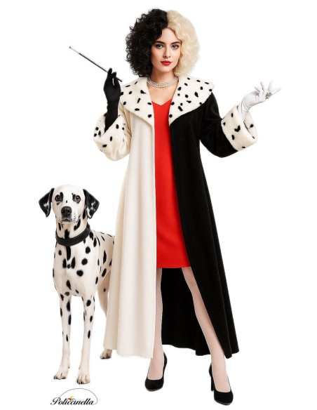 Disfraz Mujer Dalmata Talla M - de alta calidad, ideal para carnaval, fiestas temáticas y eventos especiales