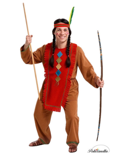 Kostüm Indianer Größe L - Hohe Qualität, ideal für Karneval, Themenpartys und besondere Events