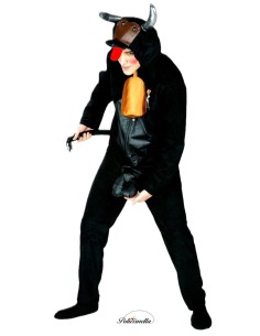 Déguisement Toro Taille L - Haute qualité, idéal pour carnaval, festivités de thème et événements spéciaux