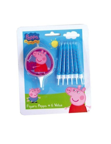 Candles peppa pig-high quality, ideal for carnival, themed parties and special events