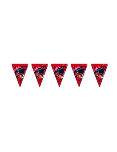 Banderin ladybug - de alta calidad, ideal para carnaval, fiestas temáticas y eventos especiales