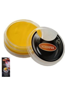 Maquiagem para água 14g Amarelo - Alta Qualidade, Ideal para Carnaval, Partes Temáticas e Eventos Especiais