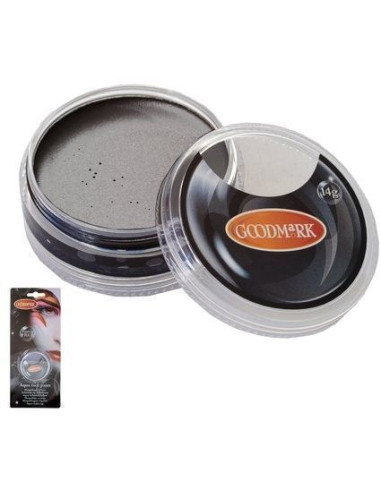 Maquillaje al agua 14g plata - de alta calidad, ideal para carnaval, fiestas temáticas y eventos especiales